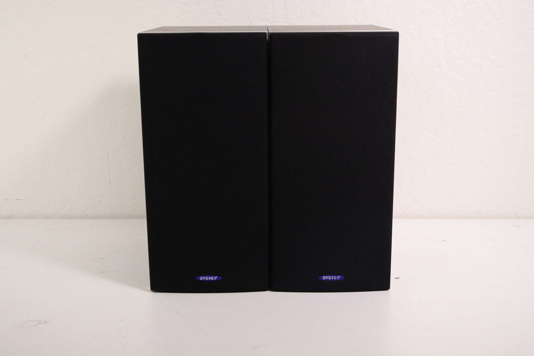 Energy Connoisseur Series C-1 Black Bookshelf Speaker Pair Set-Speakers-SpenCertified-vintage-refurbished-electronics