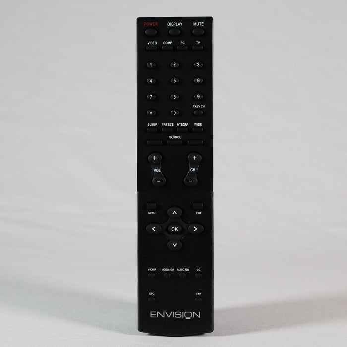 Envision 98TR7BD-INE-ENF Remote Control for HD TV Model L32W761 and More-Remote-SpenCertified-vintage-refurbished-electronics