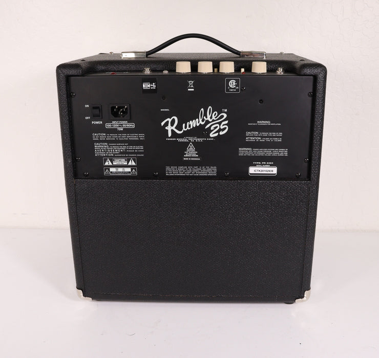 Fender Rumble 25 Bass Electric Guitar Amplifier System Portable-Musical Instrument Amplifier Accessories-SpenCertified-vintage-refurbished-electronics