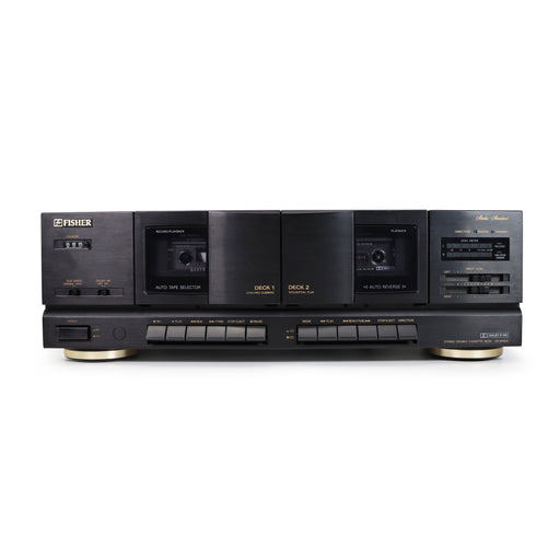 Fisher CR-W9325 Dual Deck Cassette Player-Electronics-SpenCertified-refurbished-vintage-electonics