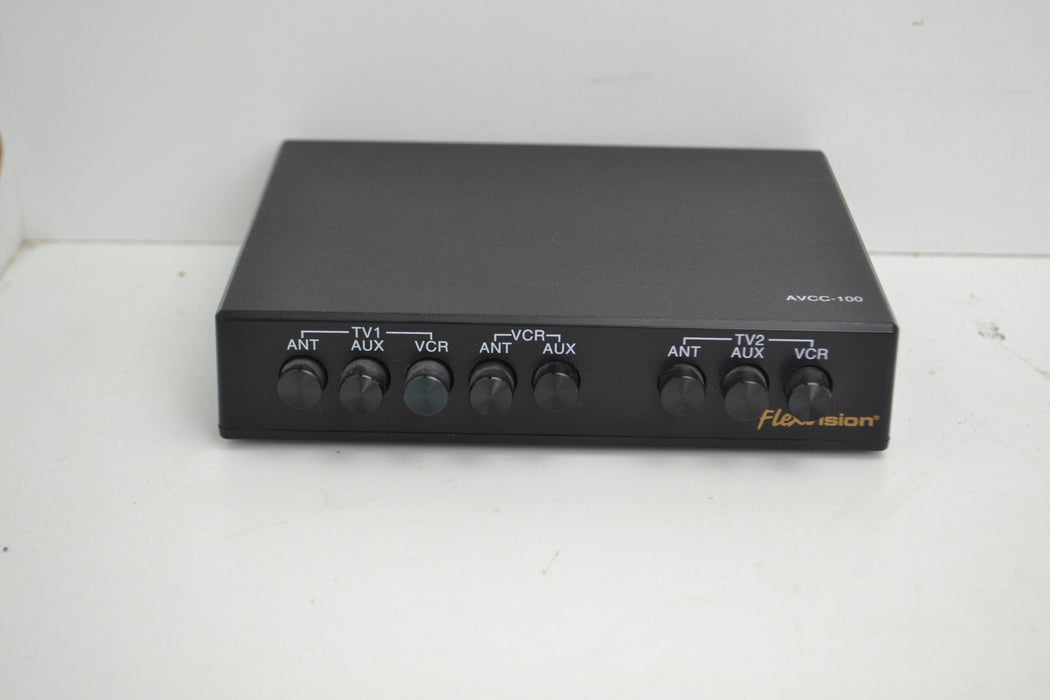 FlexVision AVCC-100 Audio Video Connection Center-Remote-SpenCertified-refurbished-vintage-electonics