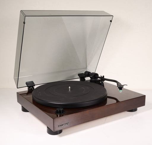 Fluance RT81 Turntable Stereo Audio System Record Player Dark Brown Wood Texture-Turntables & Record Players-SpenCertified-vintage-refurbished-electronics