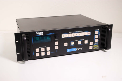 Folsom Research SPR-2000 Screen Pro Video Switcher 8 Sources (One Button is Missing the Label)-Video Servers-SpenCertified-vintage-refurbished-electronics