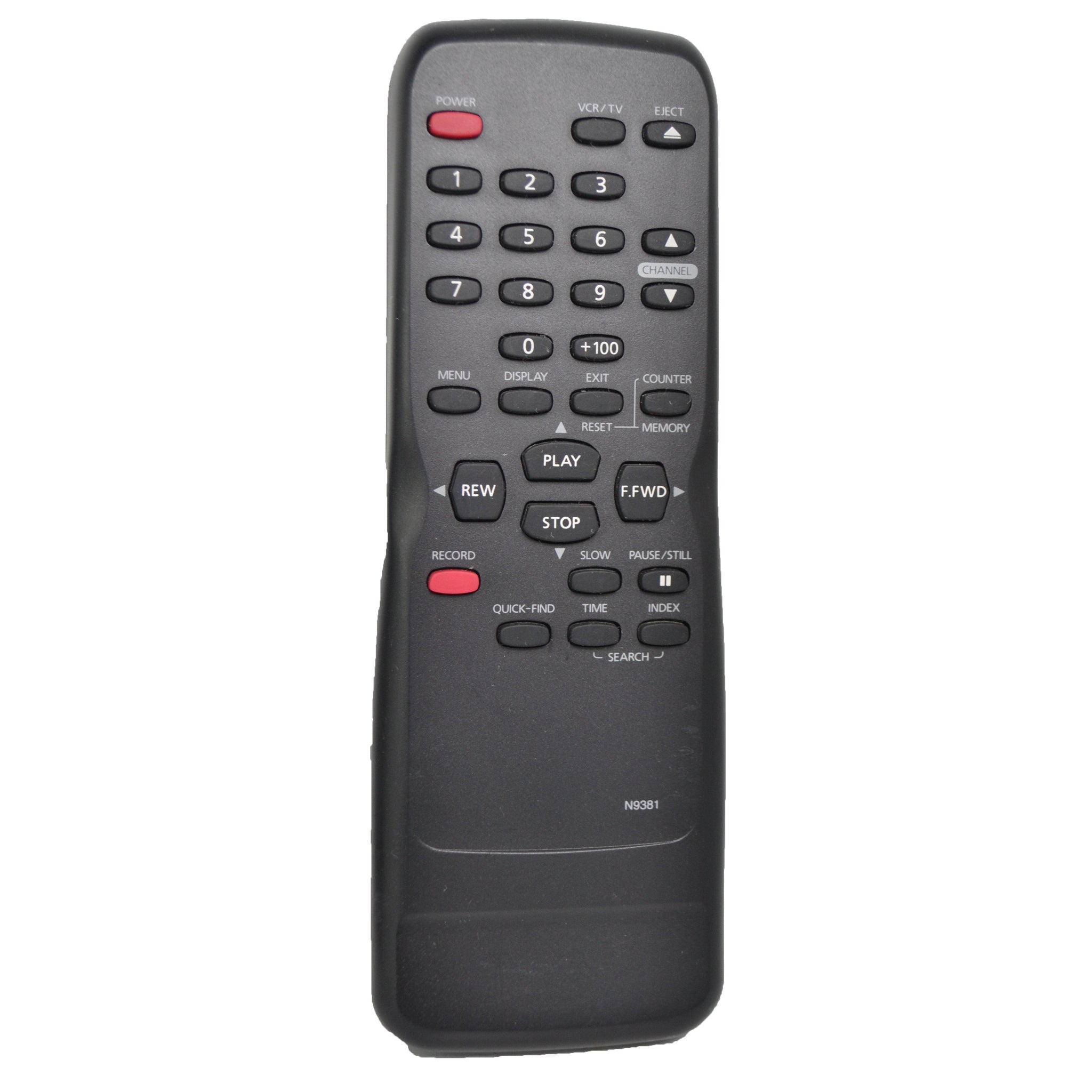 Funai N9381 Remote Control for VCR/VHS Player Model F2840M and More