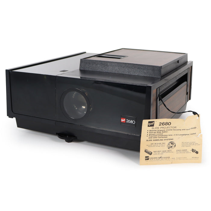 GAF 2680 Slide Projector-Electronics-SpenCertified-refurbished-vintage-electonics