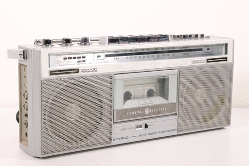 GE General Electric 3-5285A Portable Cassette Recorder AM/FM Radio-Cassette Players & Recorders-SpenCertified-vintage-refurbished-electronics