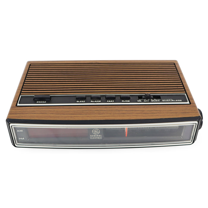 GE Vintage AM/FM Radio and Alarm-Electronics-SpenCertified-refurbished-vintage-electonics