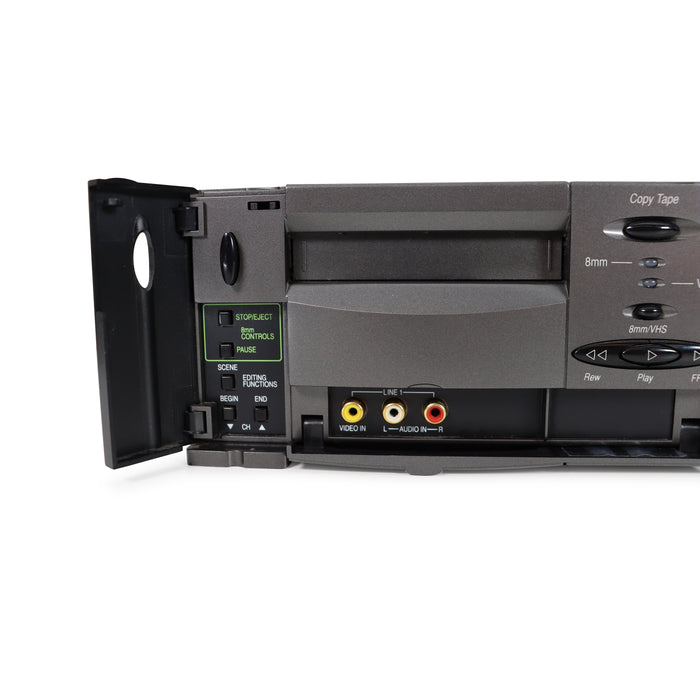 GoVideo GV-8020 Dual Deck VHS Player and 8mm Player 8mm Tape to VHS Converter-Electronics-SpenCertified-refurbished-vintage-electonics