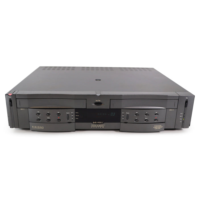 GoVideo GV3020 Dual Deck VCR/VHS Player/Copy Dubbing Machine-Electronics-SpenCertified-refurbished-vintage-electonics