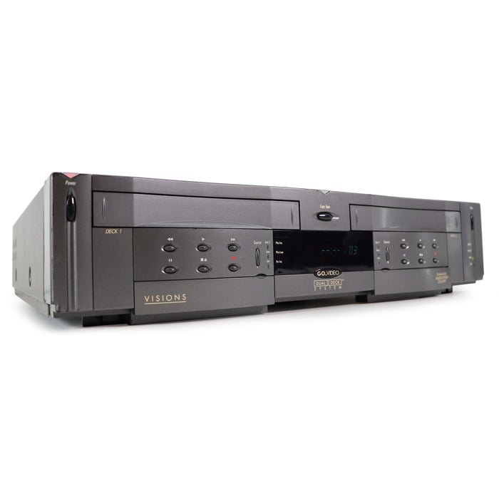 GoVideo GV3020 Dual Deck VCR/VHS Player/Copy Dubbing Machine-Electronics-SpenCertified-refurbished-vintage-electonics