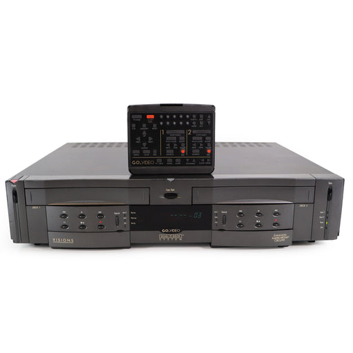 GoVideo GV3020 Dual Deck VCR/VHS Player/Copy Dubbing Machine-Electronics-SpenCertified-refurbished-vintage-electonics