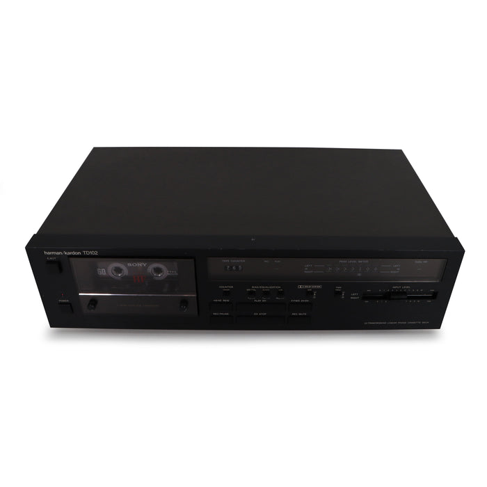 Harman/Kardon TD102 Single Deck Cassette Player-Electronics-SpenCertified-refurbished-vintage-electonics
