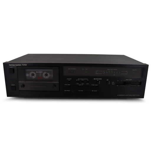 Harman/Kardon TD102 Single Deck Cassette Player-Electronics-SpenCertified-Black-refurbished-vintage-electonics