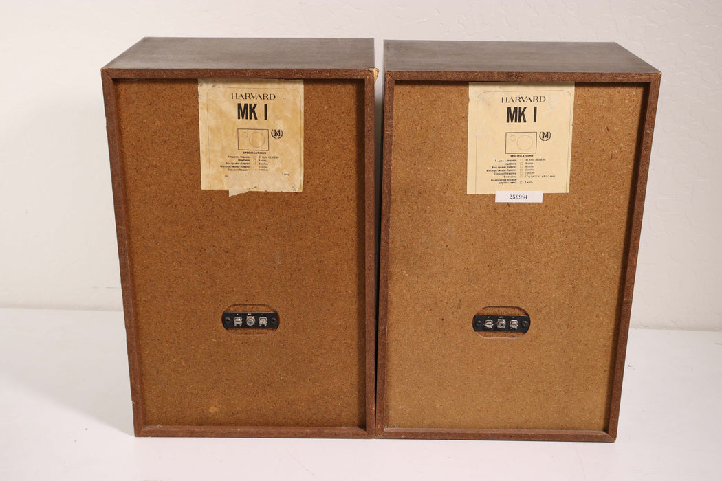 Harvard MK I 2 Way Speaker Pair (Tweeter has been replaced)-Speakers-SpenCertified-vintage-refurbished-electronics