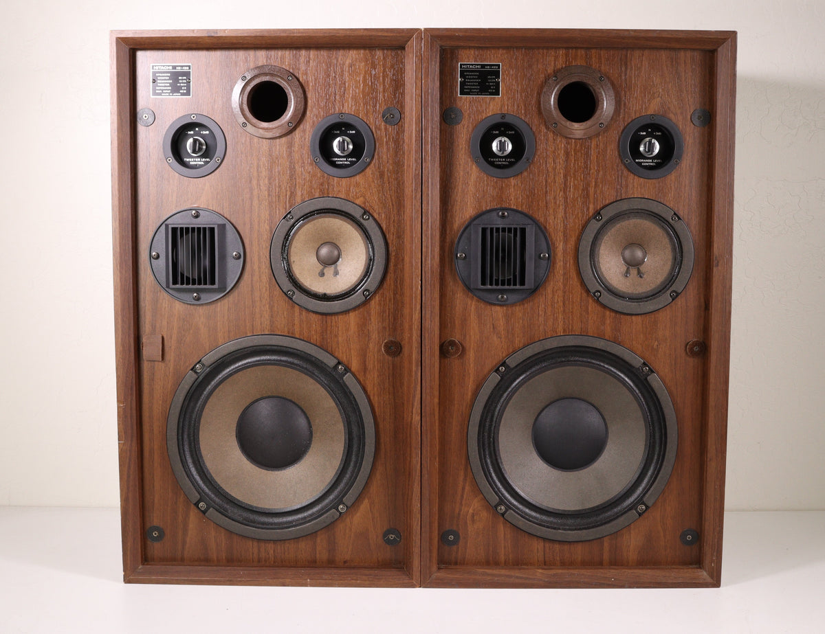 Hitachi HS-420 Bookshelf Speaker Pair 8 Ohms 40 Watts — SpenCertified