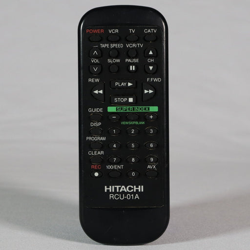 Hitachi RCU-01A Remote Control for VCR VT-M265A-Remote-SpenCertified-refurbished-vintage-electonics