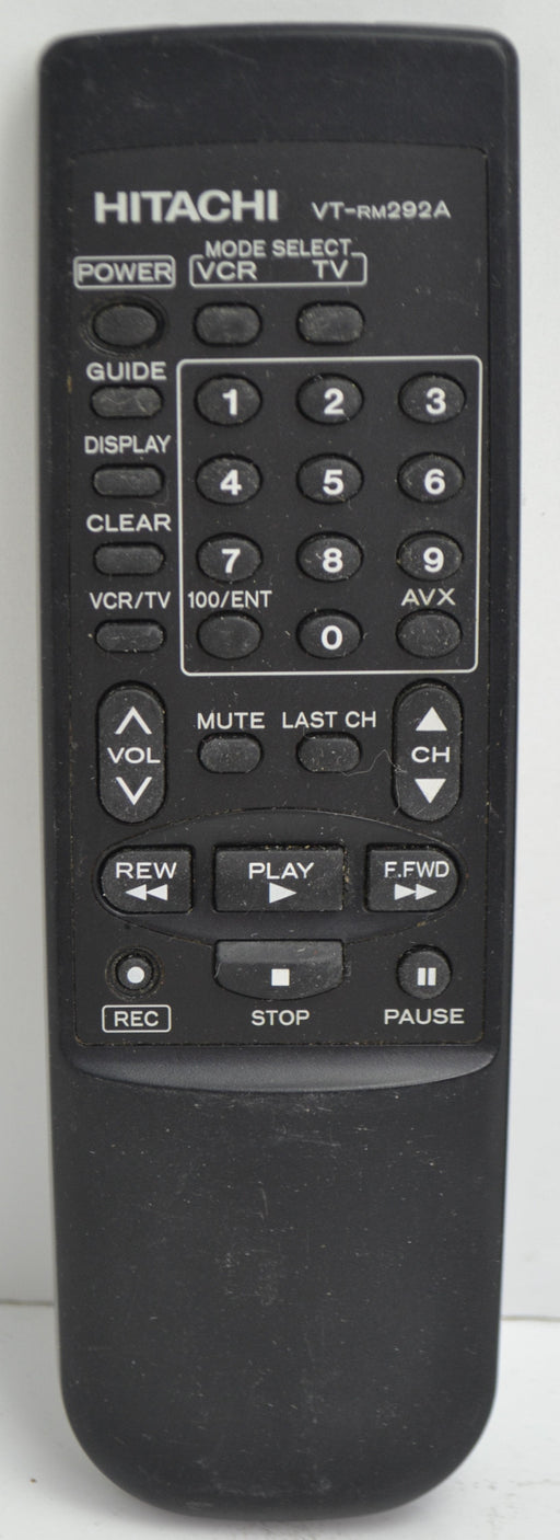 Hitachi - VT-RM292A - VCR / VHS Player - Remote Control-Remote-SpenCertified-refurbished-vintage-electonics