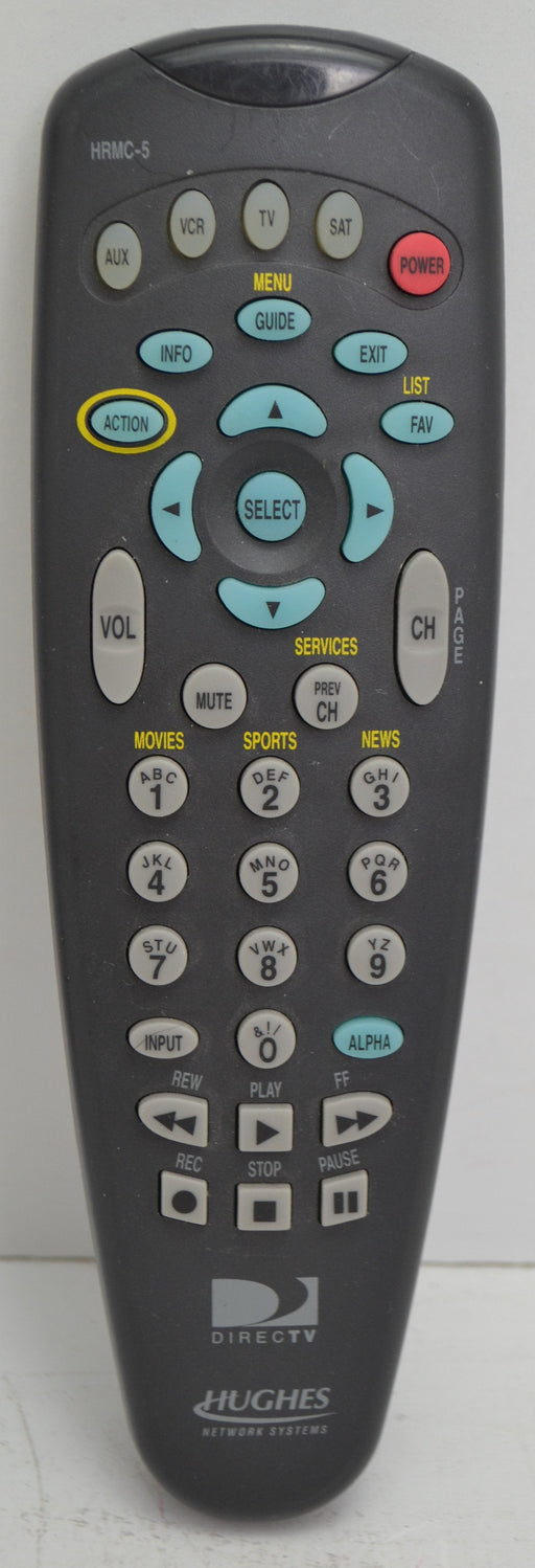 Hughes - DirecTV - HRMC-5 - Audio / Video / Cable / TV - Remote Control-Remote-SpenCertified-refurbished-vintage-electonics