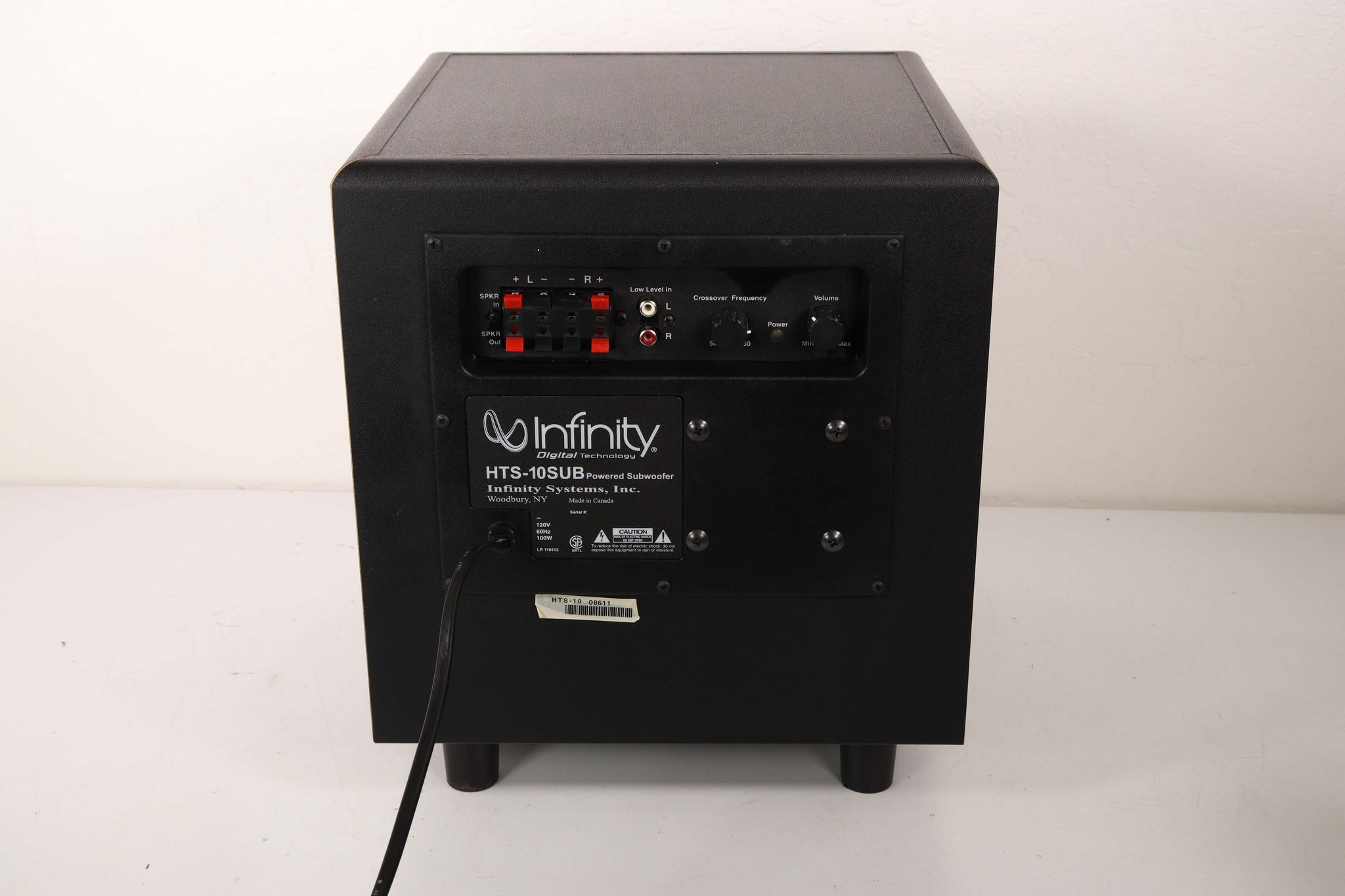 Infinity Sub R10 Infinity HTS-10SUB 10 Inch Powered Subwoofer System Bass Module
