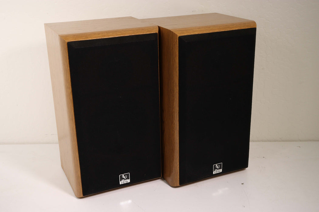 Infinity SL30 Bookshelf Speaker Pair 2 Way Dual Port Light Brown 150 Watts 8 Ohms-Speakers-SpenCertified-vintage-refurbished-electronics