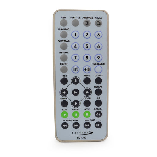 Initial RC-1700 Remote Control for Portable DVD Player IDM1560-Remote-SpenCertified-refurbished-vintage-electonics