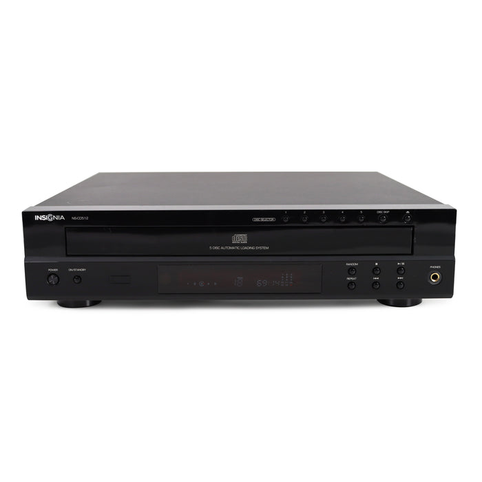 Insignia NS-CD512 5-Disc Carousel CD Player-Electronics-SpenCertified-refurbished-vintage-electonics