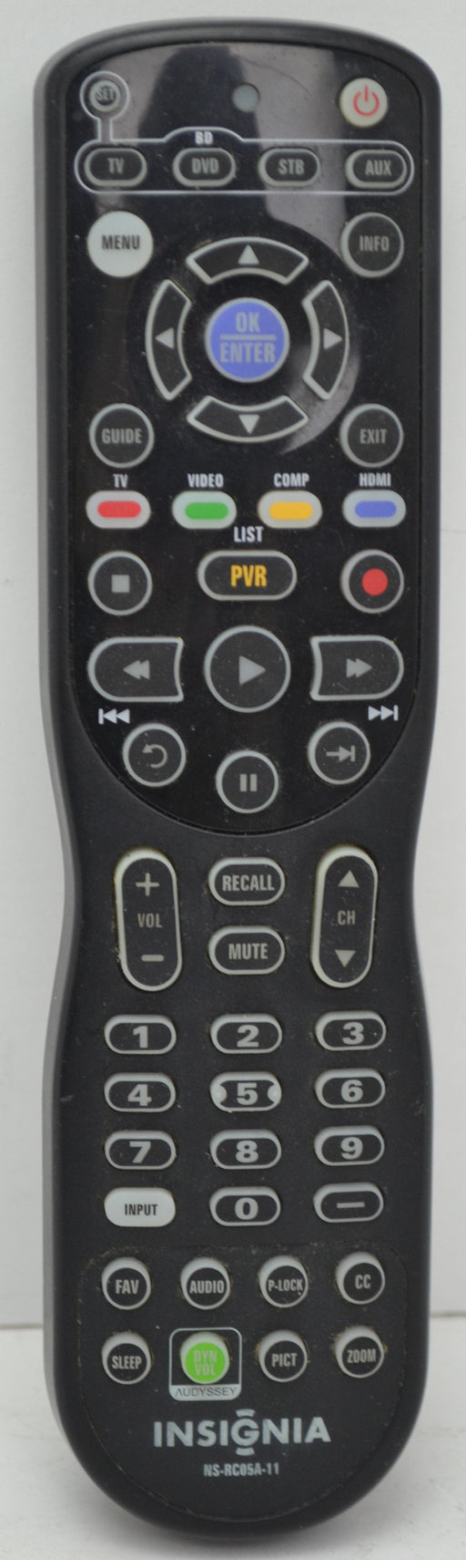 Insignia - NS-RC05A-11 - Audio Video - Remote Control-Remote-SpenCertified-refurbished-vintage-electonics