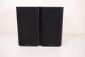 Insignia NS-SP213 Small Black Bookshelf Speaker Pair 8 Ohms