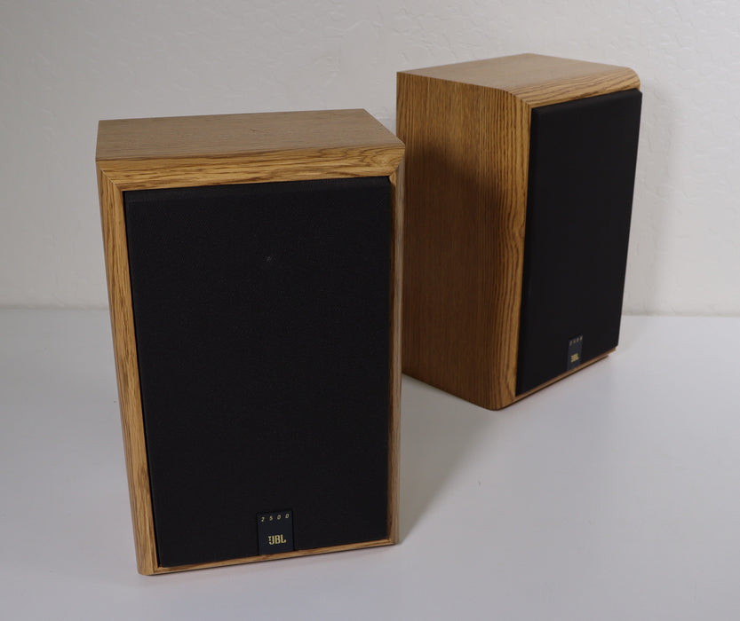 JBL 2500 Small Bookshelf Speaker Pair System 8 Ohms-Speakers-SpenCertified-vintage-refurbished-electronics