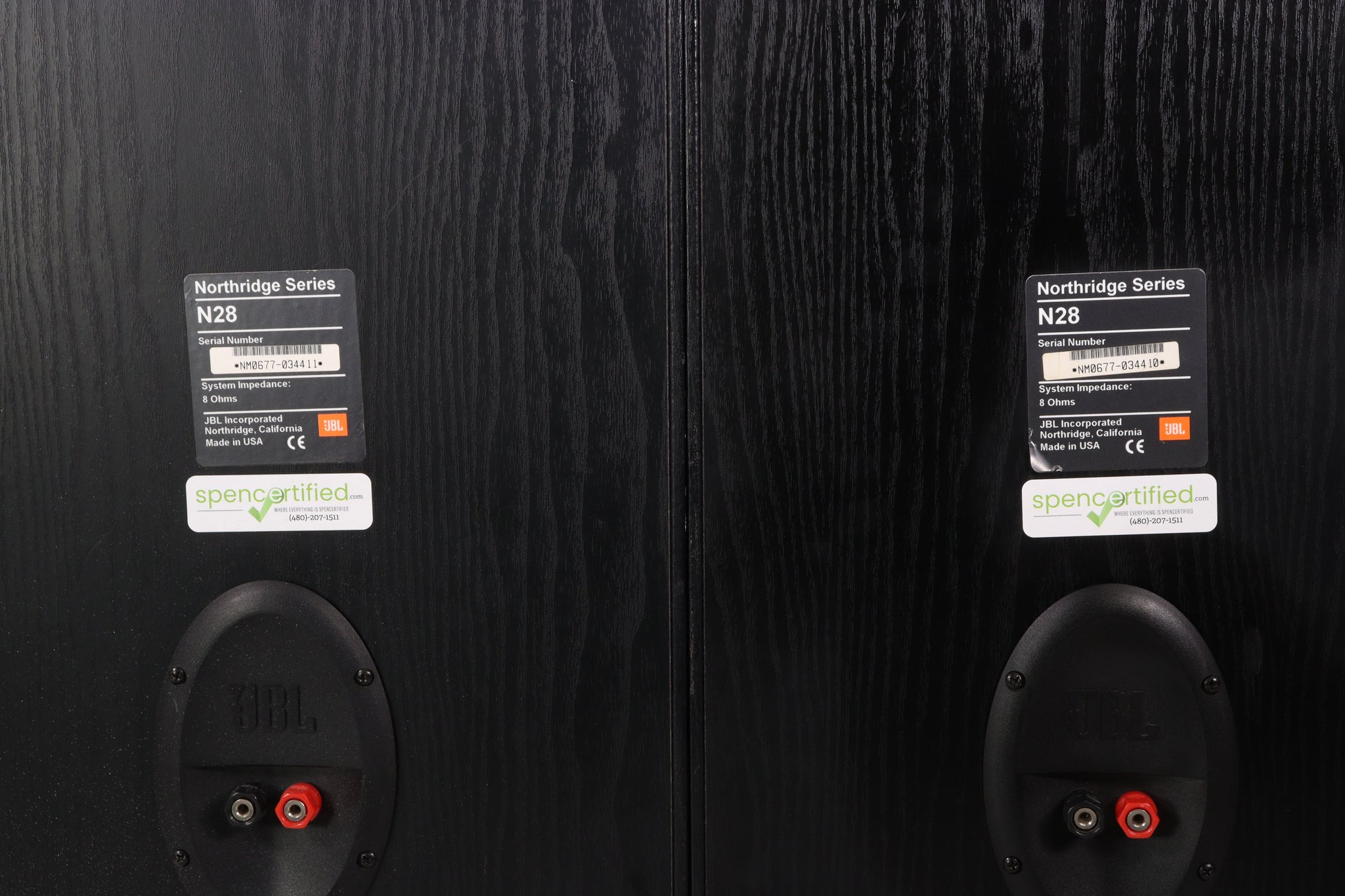 JBL Northridge Series N28 Small Bookshelf Speaker Pair