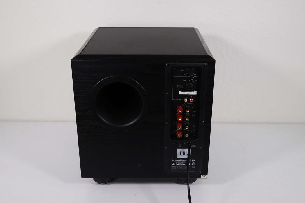 JBL PowerBass PB10 10 Inch Powered Subwoofer Black-Speakers-SpenCertified-vintage-refurbished-electronics