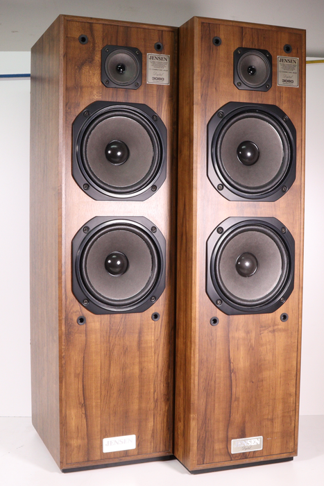 JENSEN 3080 Vintage Digital Tower Speakers (Pair)-Speakers-SpenCertified-vintage-refurbished-electronics