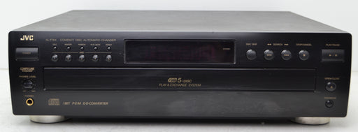 JVC 5 Disc CD Compact Disc Automatic Changer (XL-F154 / XL-F154BK)-Electronics-SpenCertified-refurbished-vintage-electonics