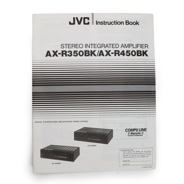 JVC AX-R350 Stereo Integrated Amplifier-Electronics-SpenCertified-refurbished-vintage-electonics