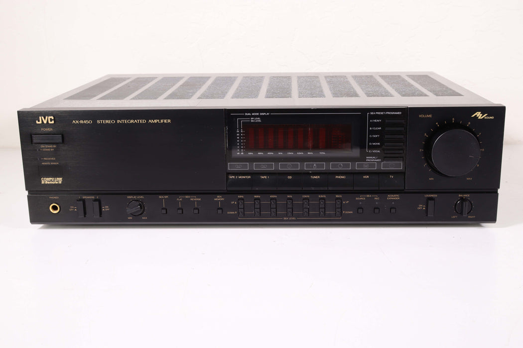 Jvc Ax R551 JVC AX-R450 Stereo Integrated Amplifier — SpenCertified