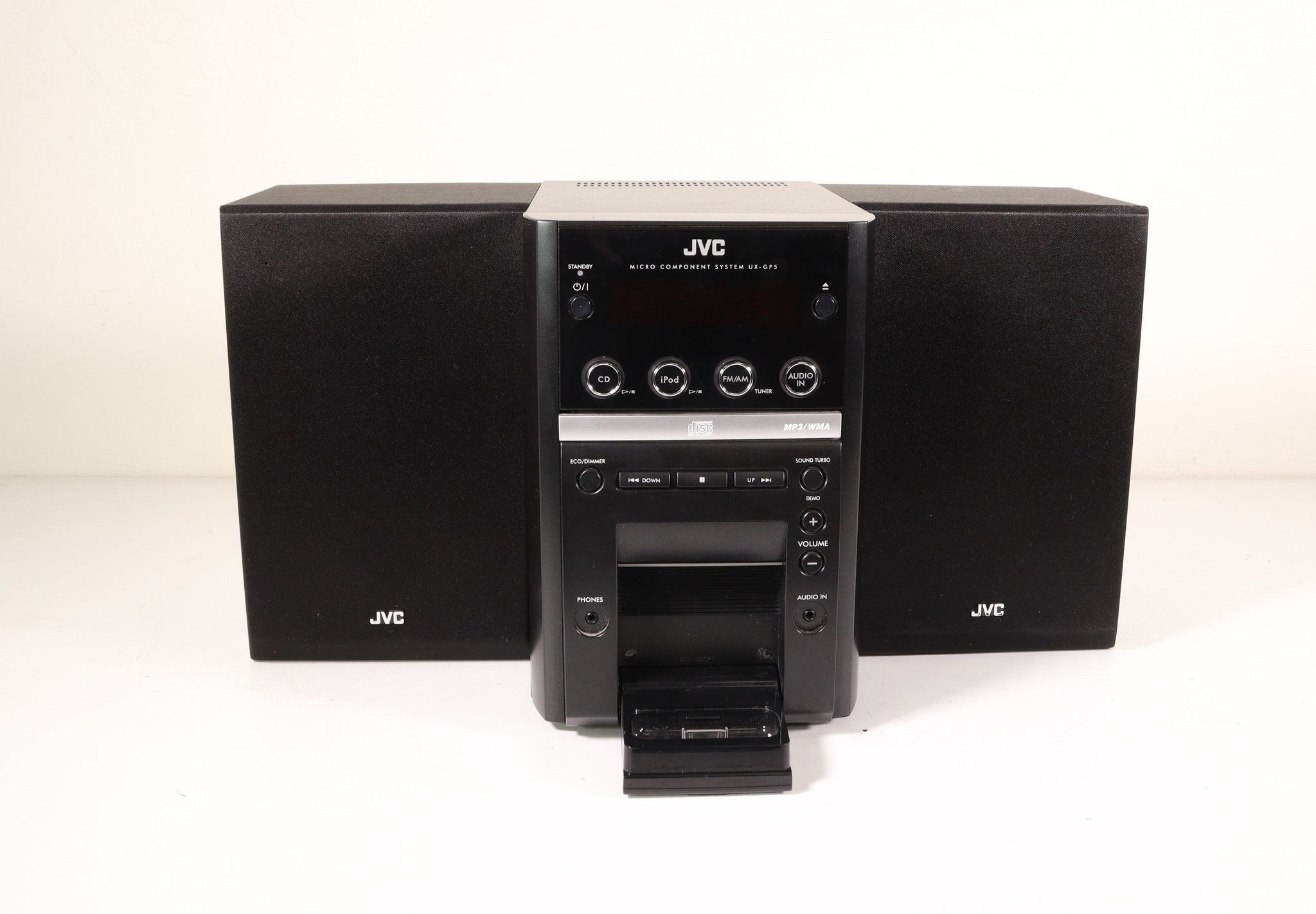 JVC CA-UXGP5 CD Player Receiver Amplifier System Bookshelf Speakers