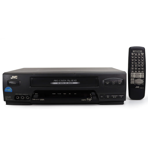 JVC HR-A54U Pro-Cision 19 Head VCR / VHS Player-Electronics-SpenCertified-refurbished-vintage-electonics