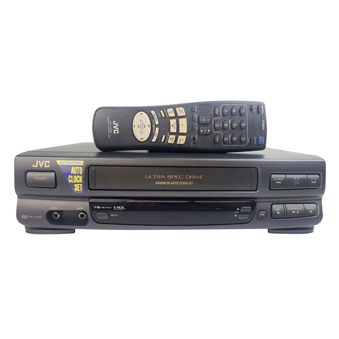 JVC HR-J430U VCR / VHS Player-Electronics-SpenCertified-refurbished-vintage-electonics