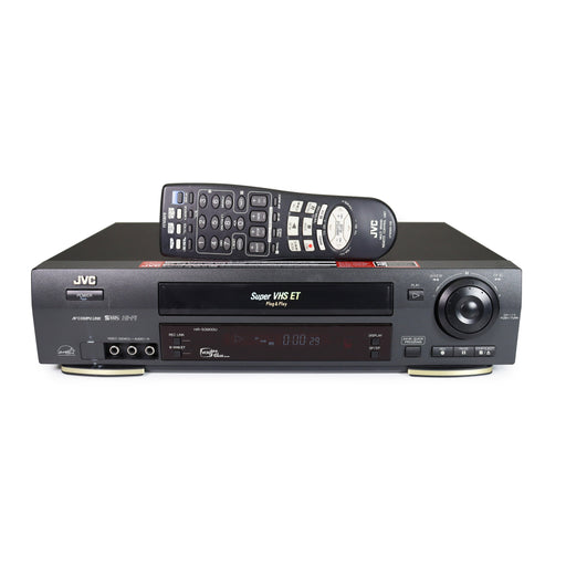 JVC HR-S3900U VCR Player and Recorder With S-Video Port-Electronics-SpenCertified-refurbished-vintage-electonics
