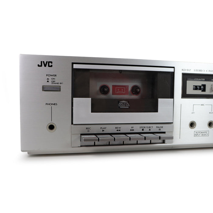 JVC KD-D2C Stereo Cassette Deck-Electronics-SpenCertified-refurbished-vintage-electonics