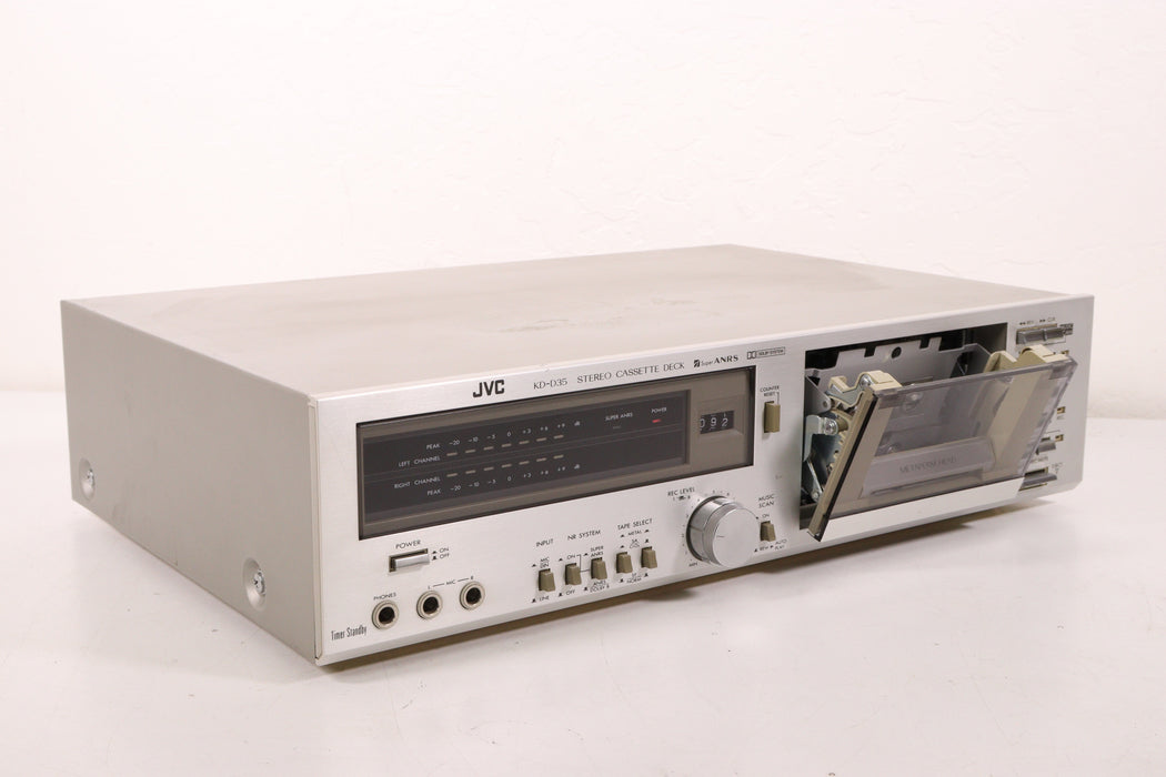 JVC KD-D35 Stereo Single Cassette Deck-Cassette Players & Recorders-SpenCertified-vintage-refurbished-electronics