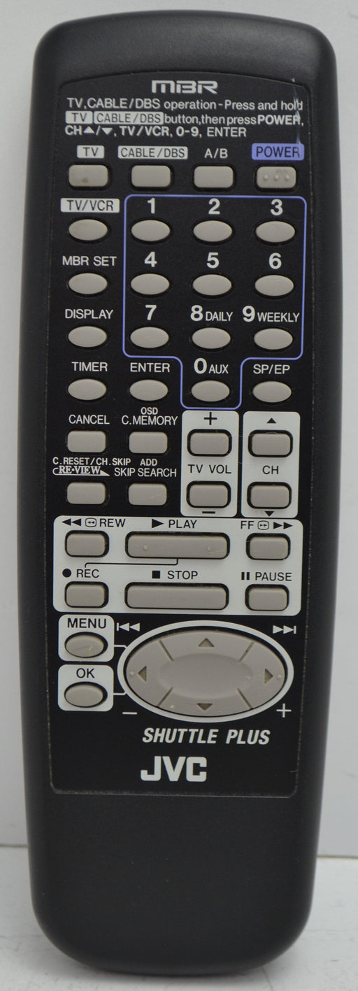 JVC MBR TV / Cable / DBS Shuttle Plus Remote Control-Remote-SpenCertified-refurbished-vintage-electonics