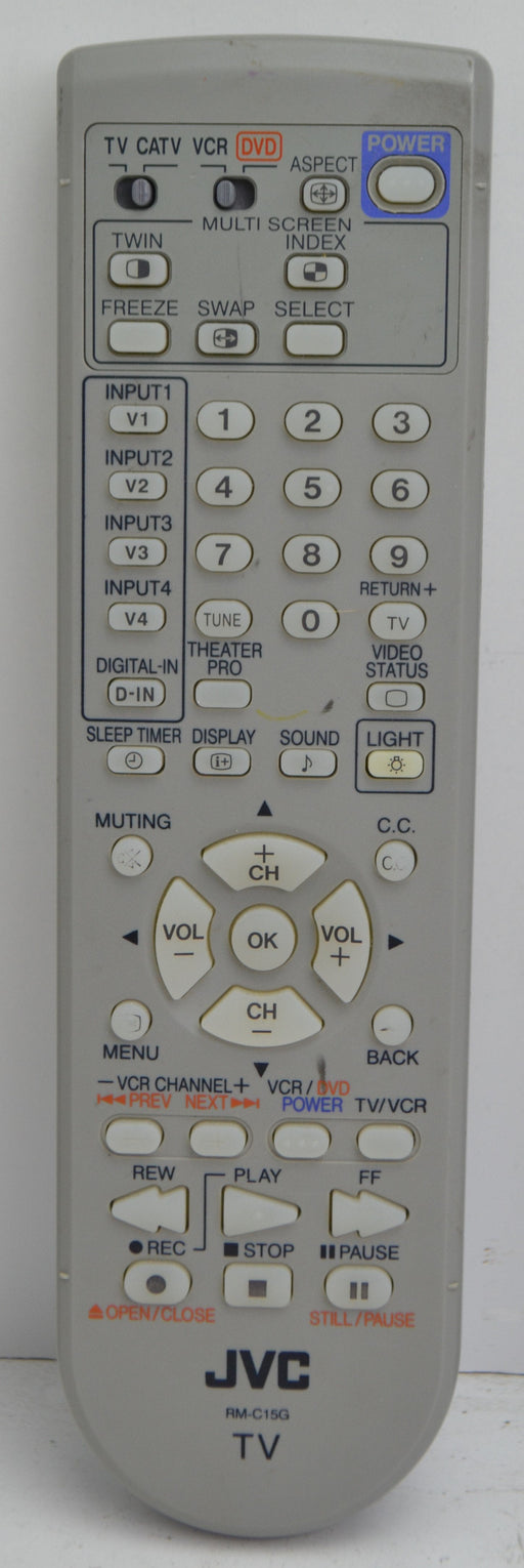 JVC RM-C15G Television / TV Remote Control-Remote-SpenCertified-refurbished-vintage-electonics