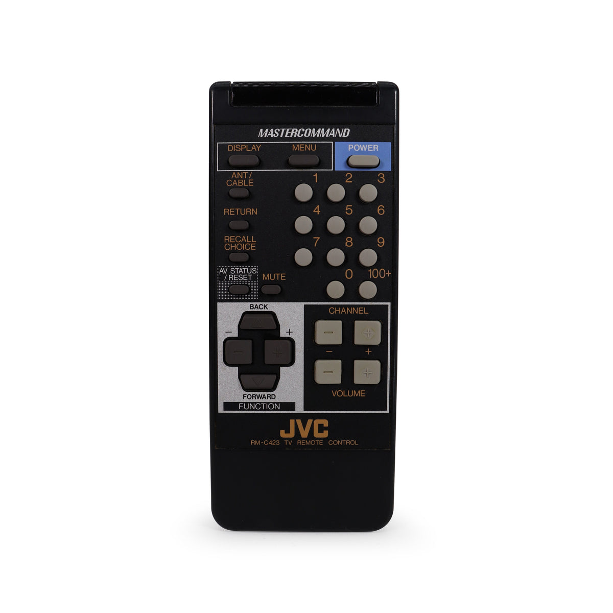 JVC RM-C423 TV Remote — SpenCertified