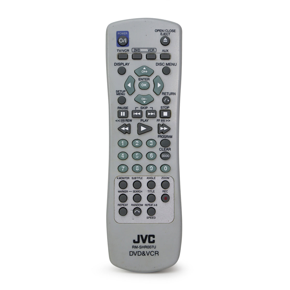 JVC RM-SHR007U Remote Control for DVD VCR Combo Player HRXVC17S and Mo ...