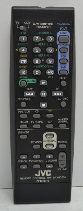 JVC RM-SRX5020J Remote Control Transmitter for Tape DVD CD VCR-Remote-SpenCertified-refurbished-vintage-electonics