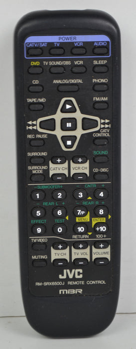 JVC RM-SRX6500J DVD VCR Combo Player Remote Control-Remote-SpenCertified-refurbished-vintage-electonics