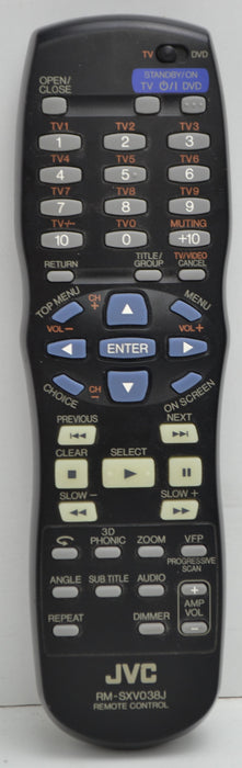 JVC RM-SXV038J DVD Player Remote Control OEM-Remote-SpenCertified-refurbished-vintage-electonics