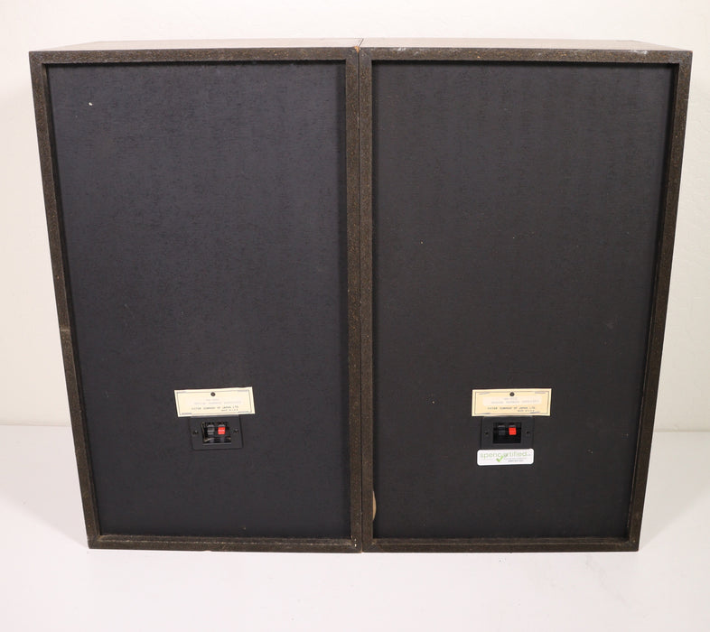 JVC SK-S22 3 Way Bookshelf Speaker Pair-Speakers-SpenCertified-vintage-refurbished-electronics