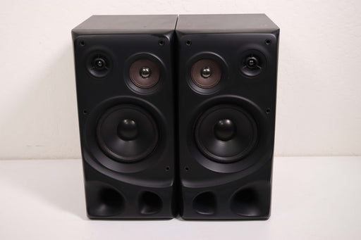 JVC SP-MXC5BK 3-Way Speaker System Small Bookshelf Pair Set 50 Watts 8 Ohms-Speakers-SpenCertified-vintage-refurbished-electronics